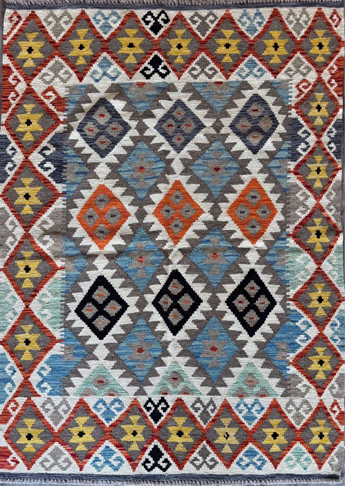 Handmade Afghan Kilim Rug