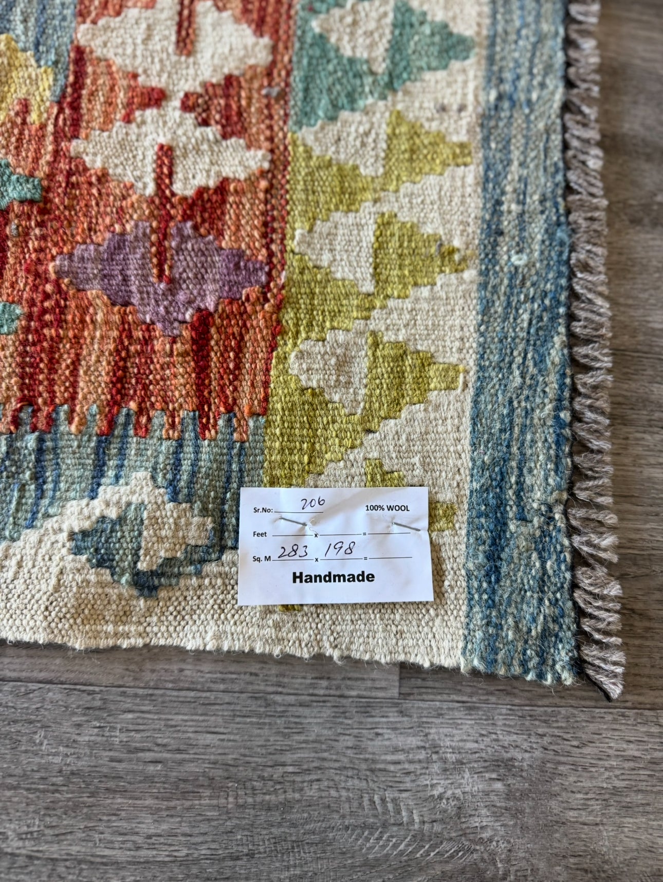 Chobi Kilim 283x198cm