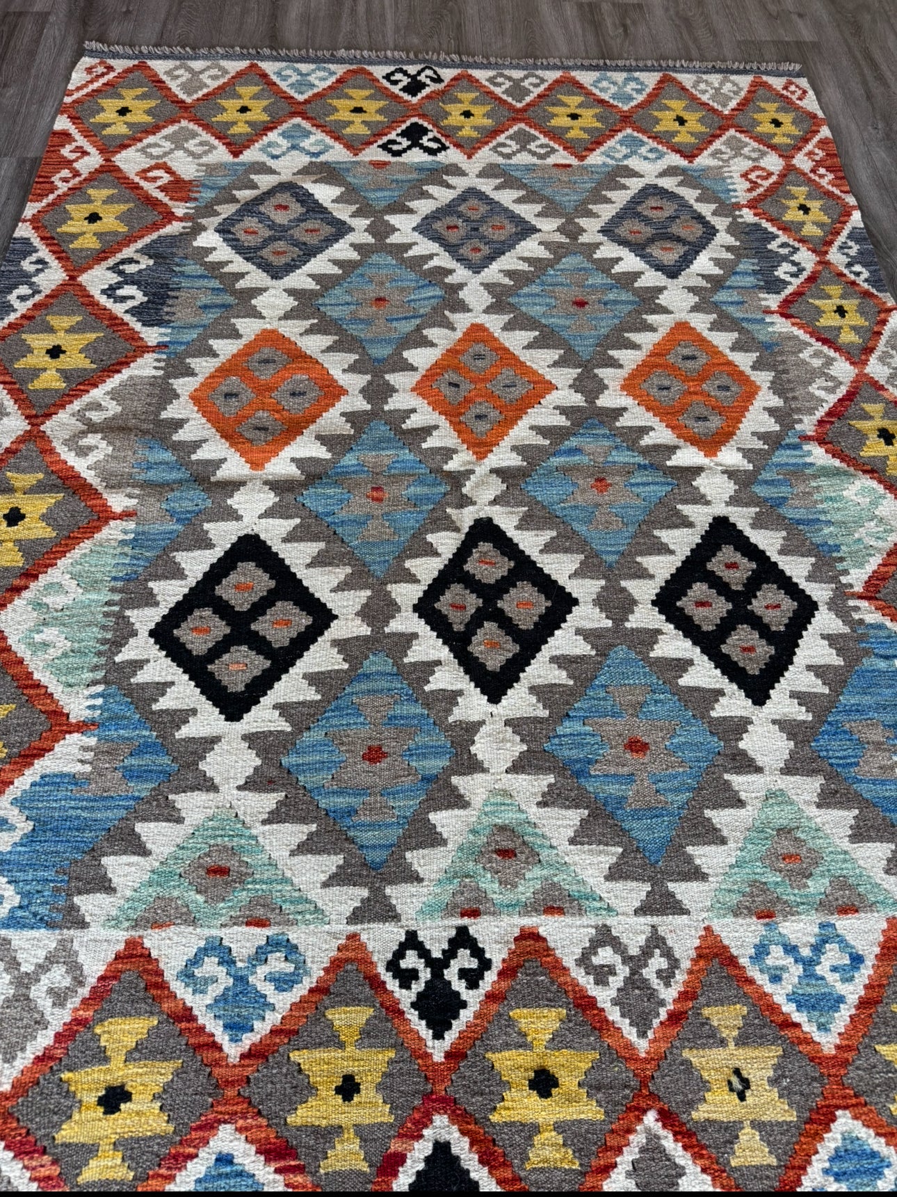 Handmade Afghan Kilim Rug