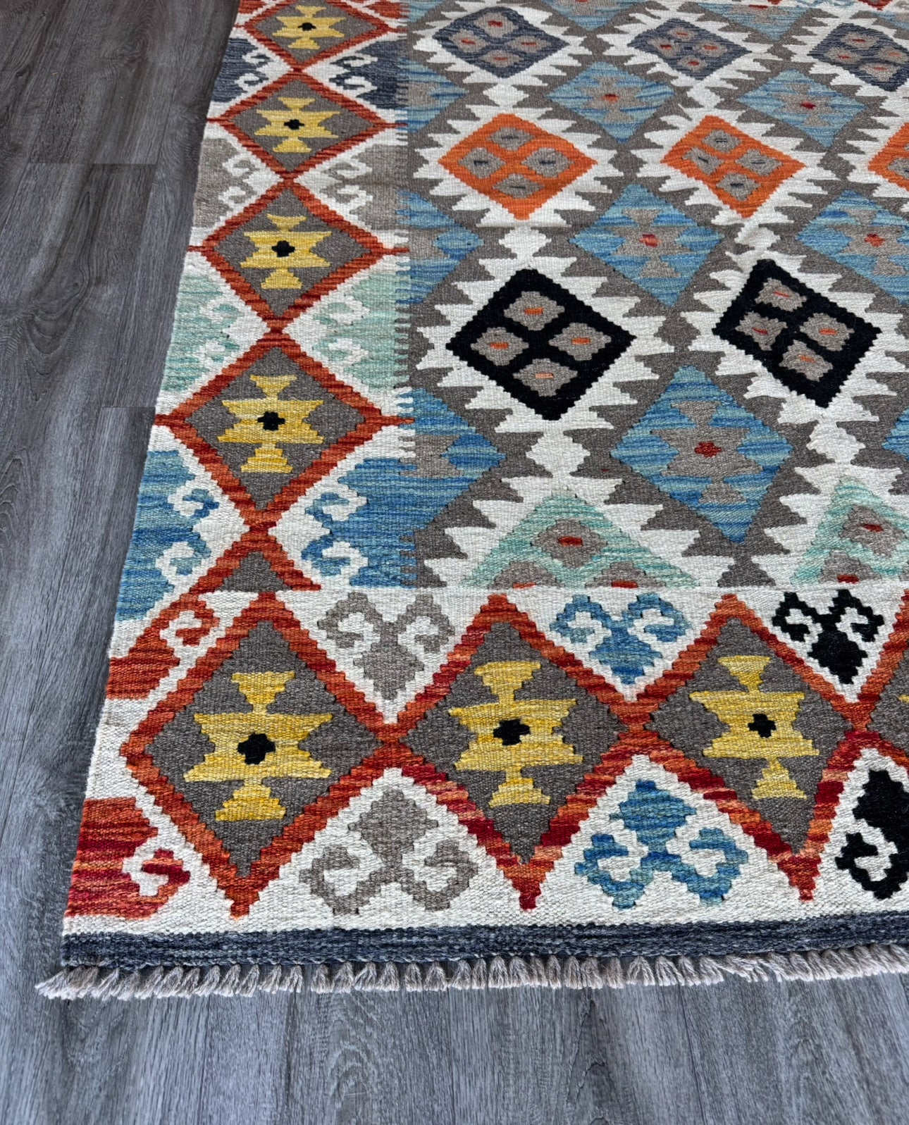 Handmade Afghan Kilim Rug