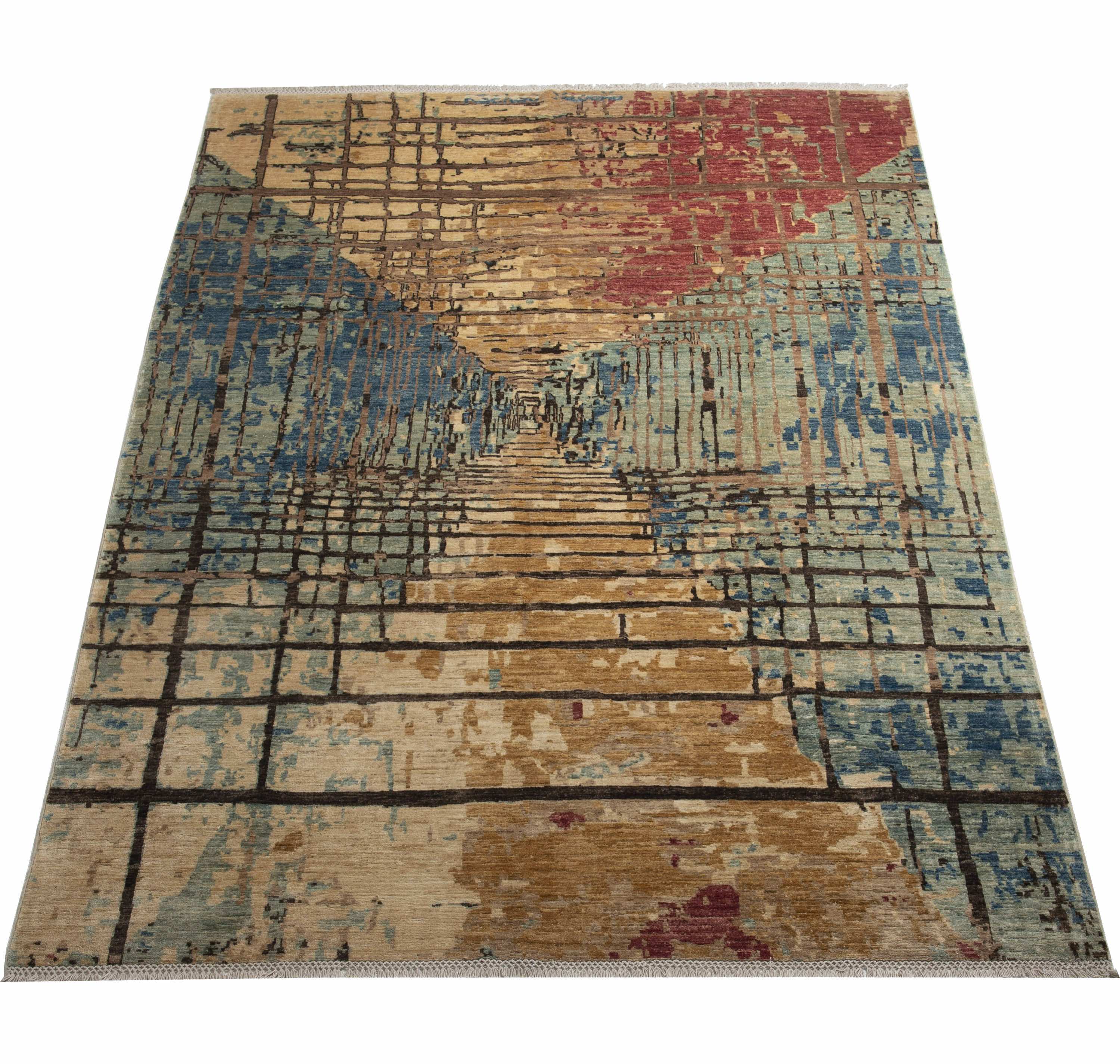 Afghan Handmade Modern Chobi Rug