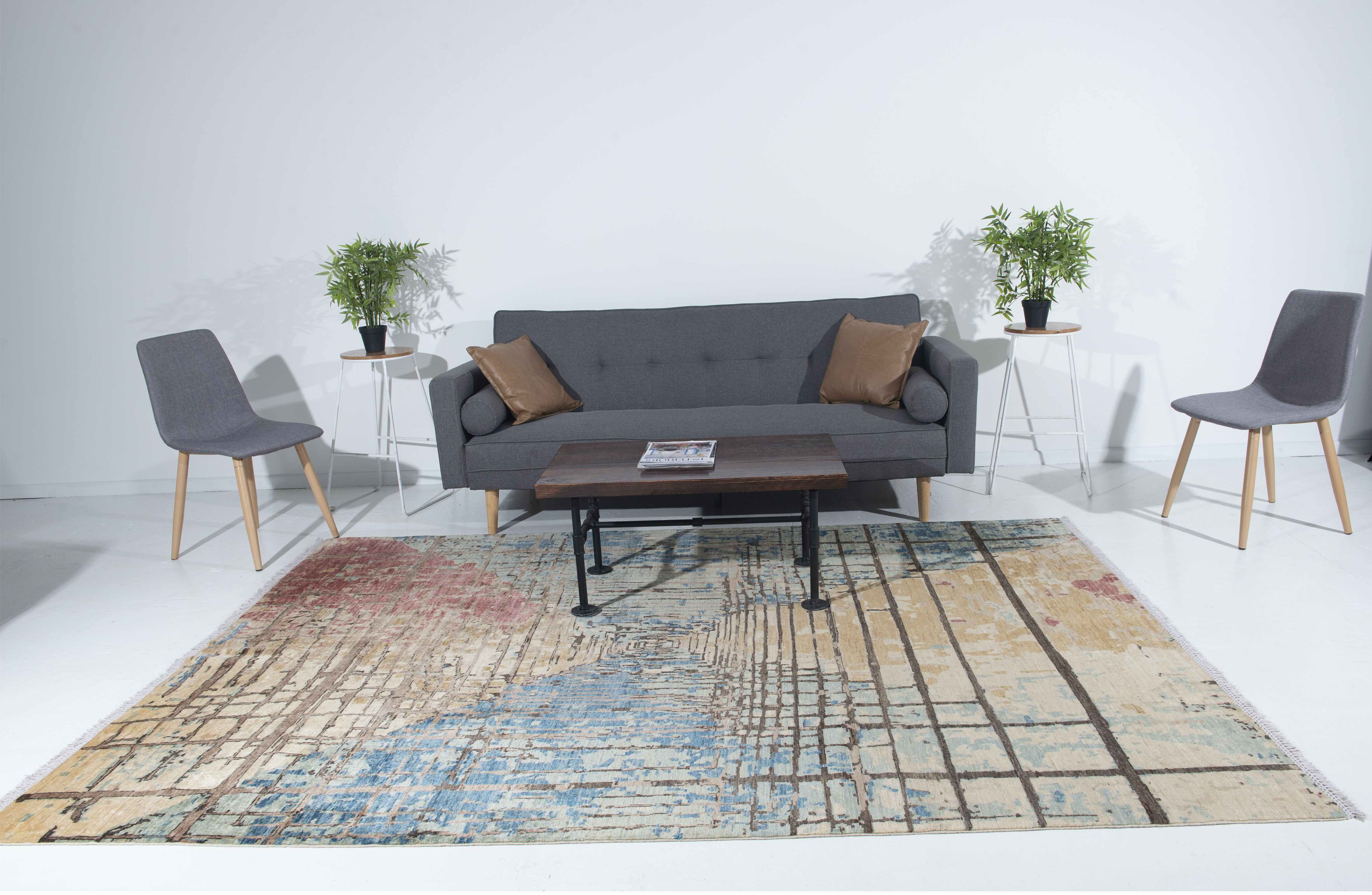 Afghan Handmade Modern Chobi Rug